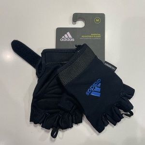 Adidas Aeroready Adjustable Workout Gloves Black Unisex